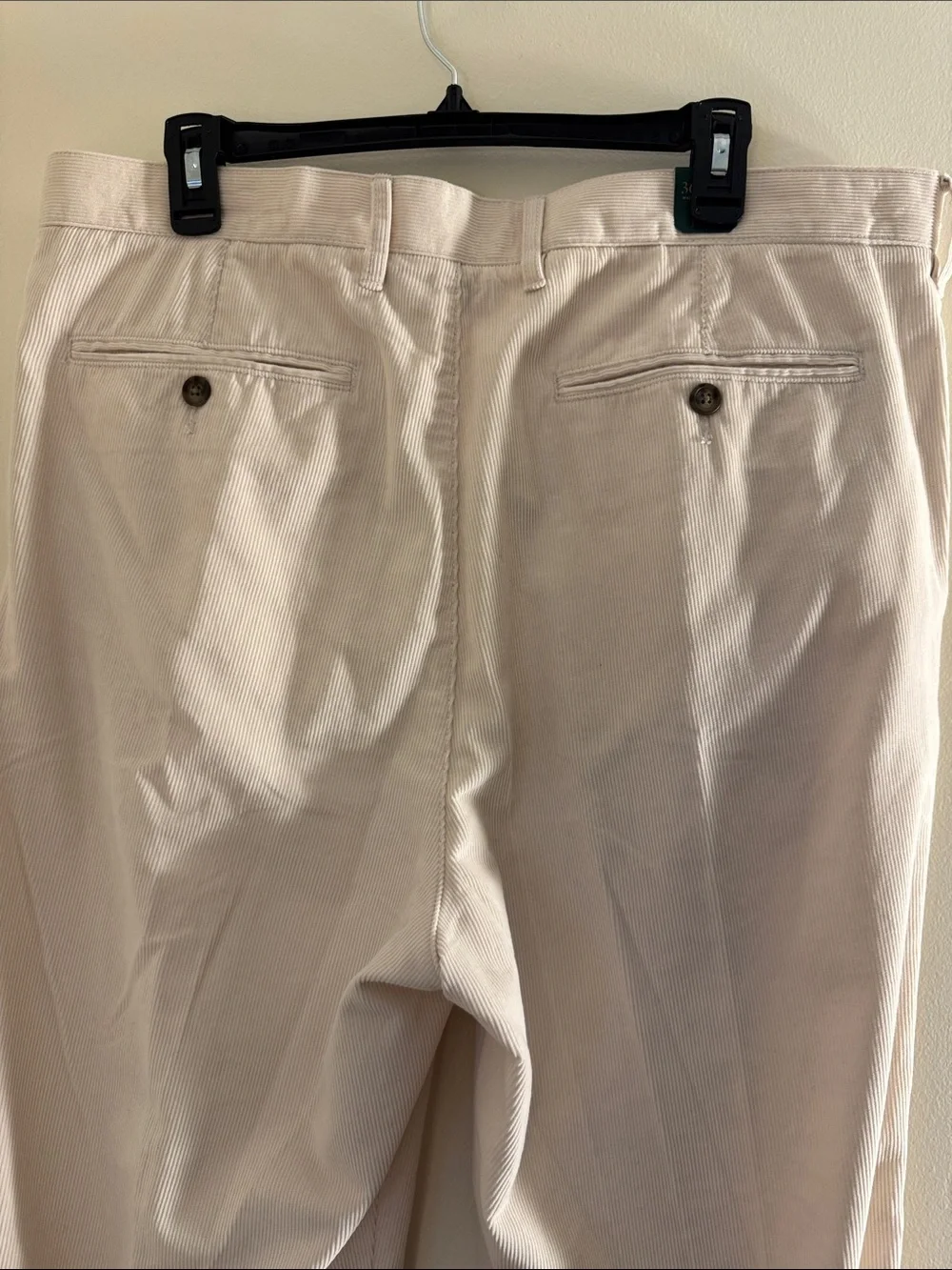 J. CREW Classic Fit Pleated Corduroy Wale Trousers
